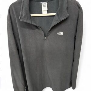 The North Face Charcoal Quarter-Zip Fleece Men’s XL